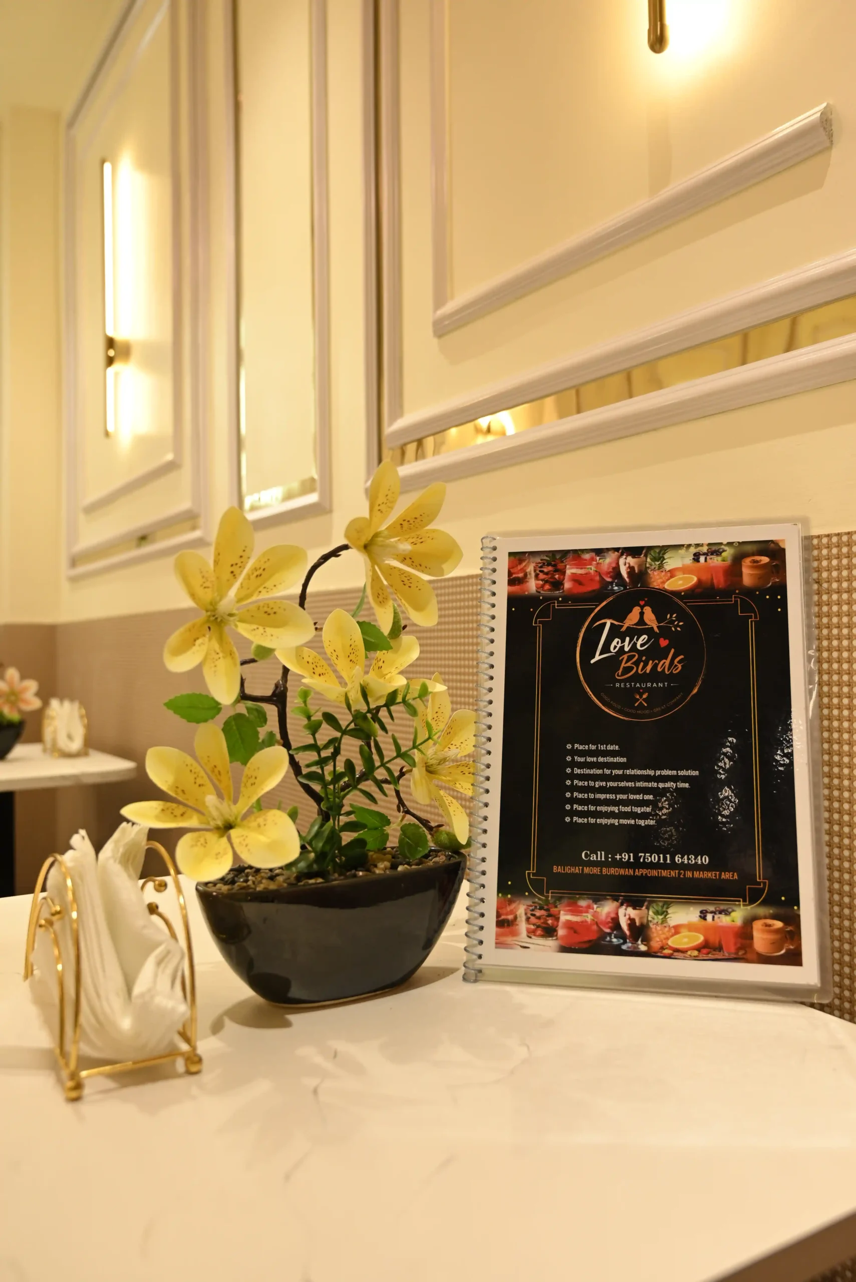 Love Birds restaurant interior